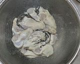 カキとネギの中華風炒め作り方2写真