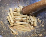 喜び多くの願いを込めて《たたきごぼう》作り方5写真