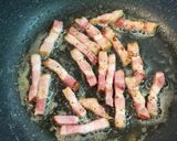 白菜＆チーズ＆ベーコンで洋風？お好み焼き作り方3写真