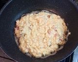 白菜＆チーズ＆ベーコンで洋風？お好み焼き作り方5写真