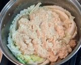 肉団子と白菜の酒粕煮作り方9写真