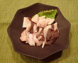 浜茹でマダコの頭の刺身作り方4写真