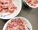 レンジビックリドンキーひき肉のせドーム蒸作り方2写真