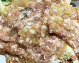レンジビックリドンキーひき肉のせドーム蒸作り方12写真