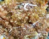 レンジビックリドンキーひき肉のせドーム蒸作り方13写真