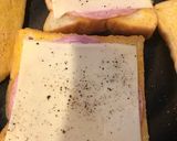 ずぼらにハムとチーズのフレンチトースト作り方2写真
