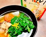 低糖質☆モッツアレラチーズの雑煮風♪作り方1写真