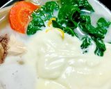低糖質☆モッツアレラチーズの雑煮風♪作り方3写真