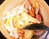 ひとりごはん。ワンポットスープパスタ作り方2写真
