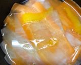 塩もみ不要！寿司酢で簡単！柚子紅白なます作り方3写真