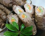 おせち⏹️野菜の牛肉巻き(すきやき味)作り方15写真