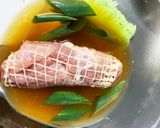 レンジで少量お節の煮豚作り方6写真