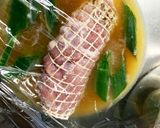 レンジで少量お節の煮豚作り方7写真