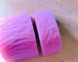 おせち 蒲鉾の飾り切り　市松作り方1写真