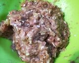 肉団子の赤ワイン餡かけ作り方2写真