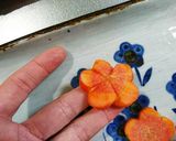 おせち飾り⏹️梅花にんじん(金時人参)作り方6写真