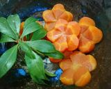 おせち飾り⏹️梅花にんじん(金時人参)作り方9写真