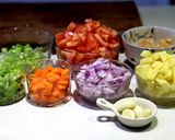 ケッチャプで＊野菜たっぷりミネストローネ作り方1写真