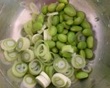 枝豆と紅生姜のかき揚げ作り方1写真
