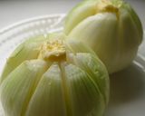 玉ねぎのバターレンジ蒸し。作り方1写真