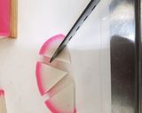 かまぼこの飾り切り　ねずみ作り方3写真
