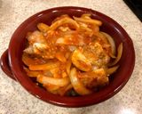 鶏肉と玉ねぎのチーズ焼き 青唐辛子風味作り方3写真