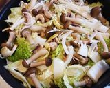 白菜、きのこ、玉ねぎと鮭のちゃんちゃん焼作り方10写真
