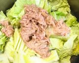 テキトー料理　白菜とツナ煮物作り方3写真