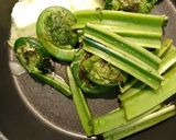 春のこごみを正月膳に。作り方1写真
