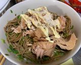 電子レンジで和風ツナパスタ作り方2写真