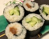 ビーガン食　梅かっぱ巻き作り方1写真