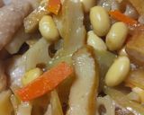うま味調味料いらず！根菜と大豆の炒め煮作り方5写真