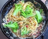 鯖缶とブロッコリーのスパゲッティ作り方7写真