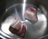 簡単！豚バラの角煮☆蒸し煮作り方1写真