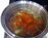 鴨雑煮(合鴨、長ネギ、柚子、三つ葉)作り方11写真