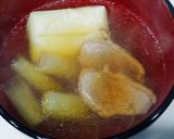 鴨雑煮(合鴨、長ネギ、柚子、三つ葉)作り方14写真