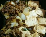 ズボラ飯☆細切れ肉で関西風すきやき鍋作り方5写真
