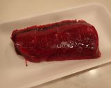 ミンククジラの刺身作り方1写真