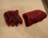 ミンククジラの刺身作り方3写真
