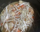ホタテ、海老のにんにく炊き込みご飯作り方4写真