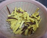 さつまいいもの皮で　きんぴら風作り方1写真