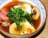 豆腐とわかめの醤油汁(雑煮の出汁)作り方6写真