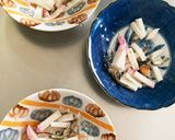 お節リメイク筑前煮田作蒲鉾卵甘酢生姜炒煮作り方5写真