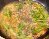 釜揚げ桜エビと春菊のパスタ作り方5写真