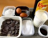 カフェモカ風カスタードクリーム作り方1写真