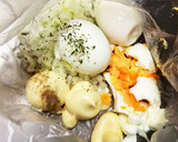 タルタル風❇玉子サラダのトースト作り方7写真
