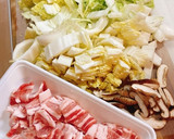 豚バラと白菜、椎茸、春雨の中華風旨煮☆★作り方1写真