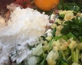 三つ葉入り肉団子 ポークバーグ作り方2写真