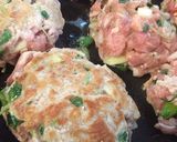 三つ葉入り肉団子 ポークバーグ作り方4写真