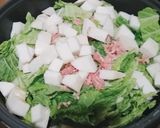 【出稼ぎメシ】白菜とかぶの蒸し焼き作り方1写真